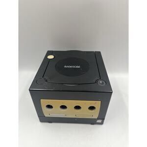 Nintendo DOL-101 GameCube Console Black Non-working Parts Only - Turns On